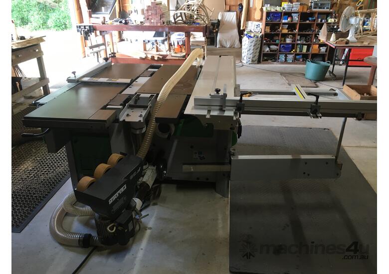 caption FELDER CF741 COMBINATION TABLE SAW, PLANER/THICKNESSER AND SPINDLE MOULDER