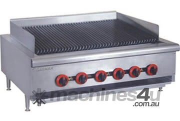 QR-36E Natural Gas 6 Burner Char Grill Top
