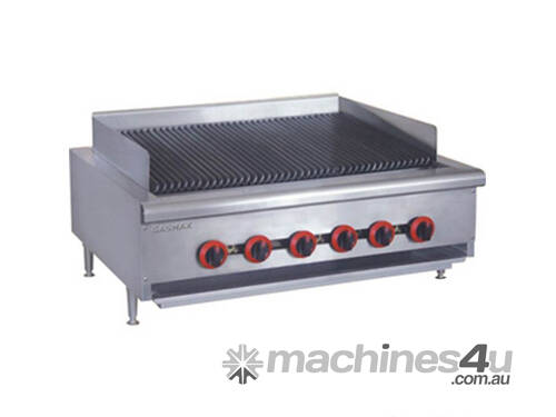 QR-36E Natural Gas 6 Burner Char Grill Top