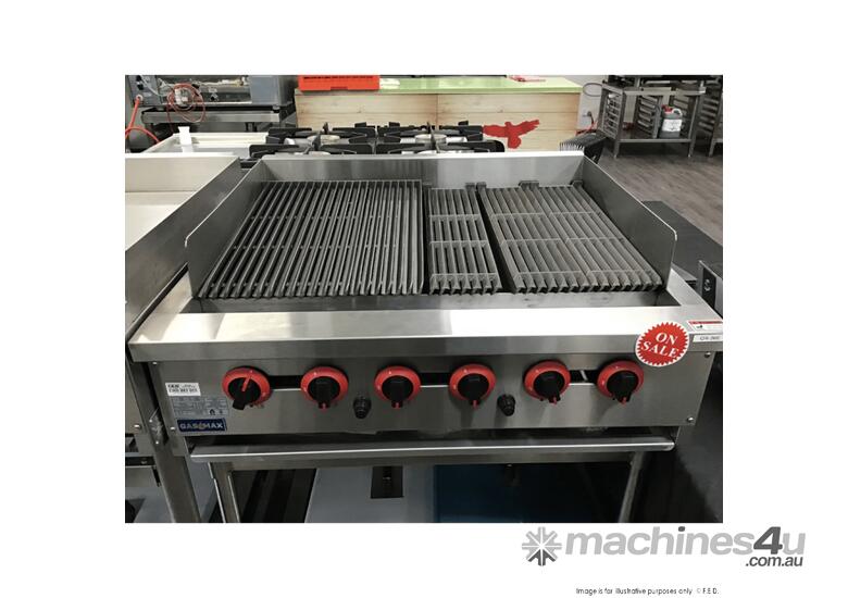 QR-36E Natural Gas 6 Burner Char Grill Top