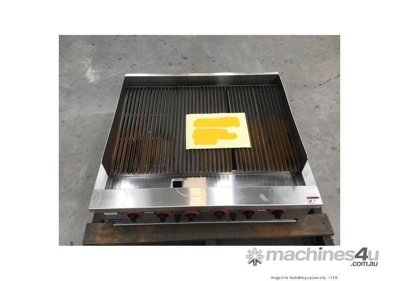 QR-36E Natural Gas 6 Burner Char Grill Top