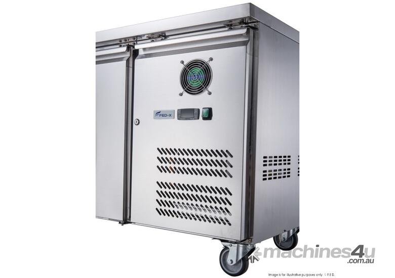 FED-X S/S Four Door Bench Fridge - XUB7C22S4V