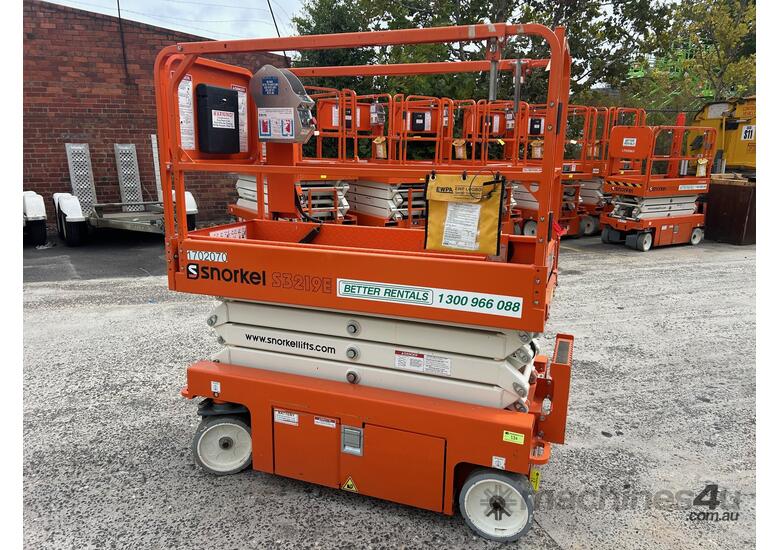 caption 2022 Snorkel S3219E Scissor Lift