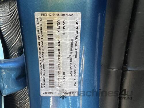 caption 2015 Hyundai Tucson Active X Petrol