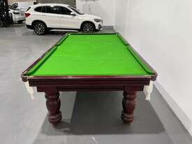 9ft Solid Slate Pool Table & Accessories - picture0' - Click to enlarge