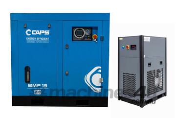 Package Deal CAPS BMF19-8 Variable Speed 18.5kW Rotary Screw Compressor with MKE-210 Dryer