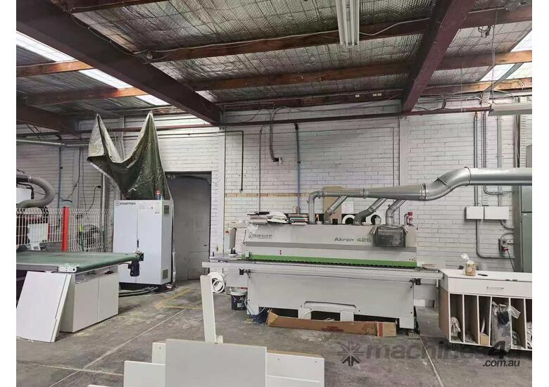 caption Negotiable Biesse Artech Akron 425 Hot Melt Edgebander Save$$$