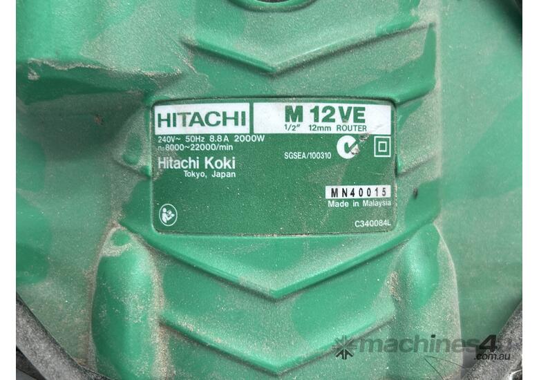 caption Hitachi M12VE Variable Speed Router
