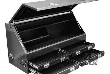 4 Drawer Fully Enclosed Truck Tool Box 1500Mm (Charcoal)