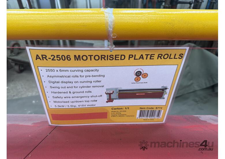 Rolls Plate AR2506 2550x6MM