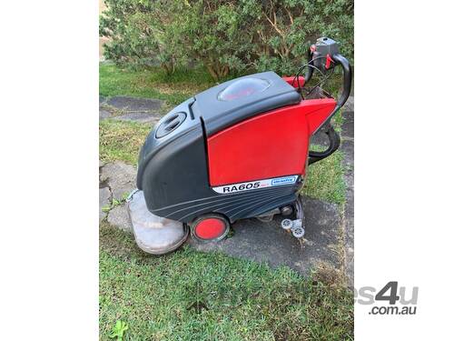 Walk behind floor scrubber - used