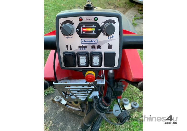 Walk behind floor scrubber - used