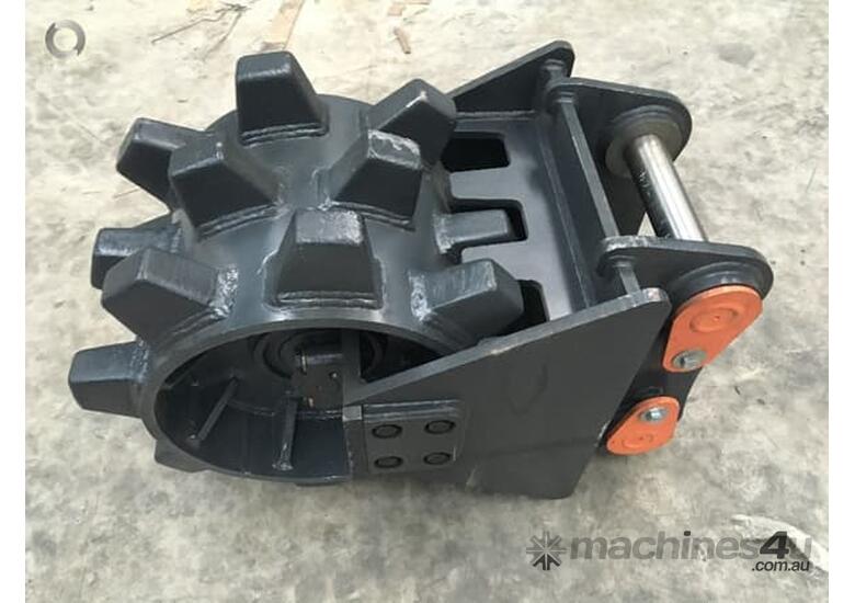 caption BETTA BILT BUCKETS 13 TONNE COMPACTION WHEEL