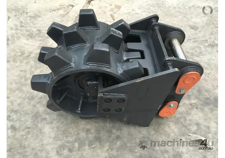 caption BETTA BILT BUCKETS 13 TONNE COMPACTION WHEEL