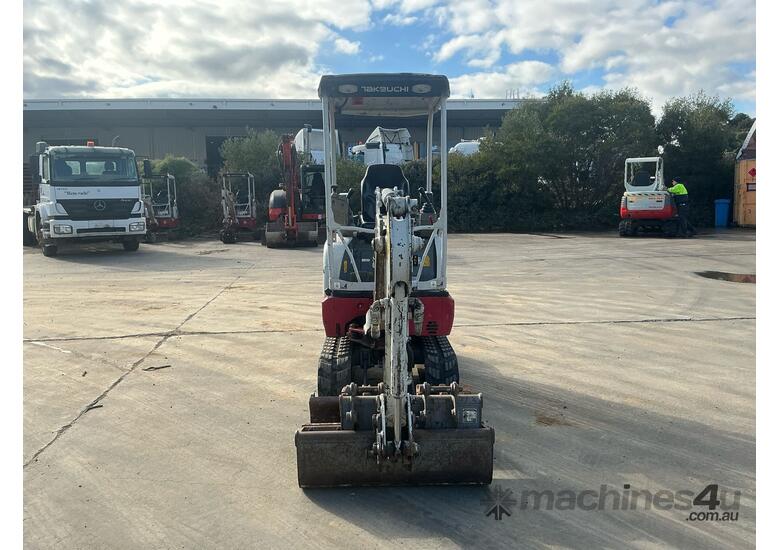 caption 2017 Takeuchi TB215R Excavator (Rubber Tracked)