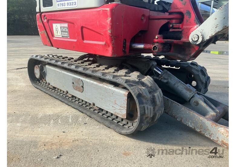 caption 2017 Takeuchi TB215R Excavator (Rubber Tracked)