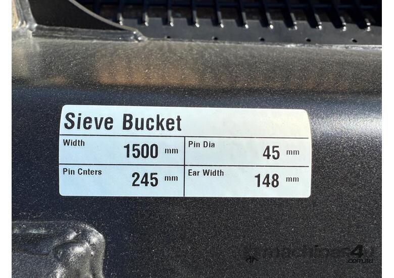 caption SIEVE BUCKET, 1500MM