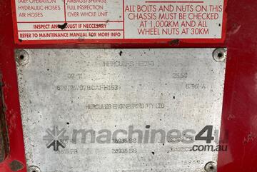 2011 Hercules HEDT-3 Tri Axle Dog Trailer