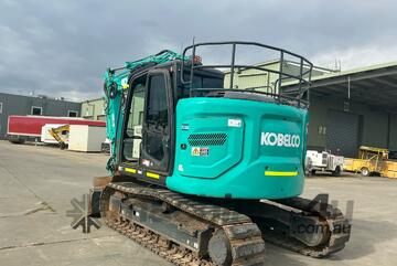 2022 Kobelco SK135SR-7 Excavator (Steel Track With Rubber Inserts)