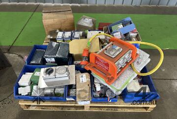 Pallet Of Miscellaneous Electrical Parts