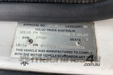 2016 Volvo FM 450 6x4 Sleeper Cab Prime Mover