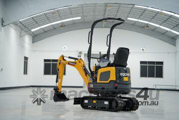 Yuchai U10 1 ton micro excavator with buckets