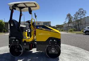 New MULTIPAC 1.7T Double Drum Vibrating Roller