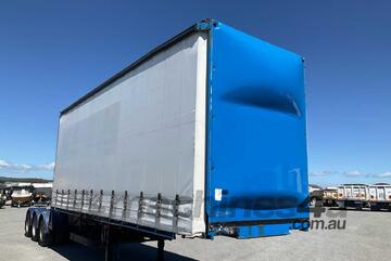 2014 Barker Heavy Duty Tri Axle Tri Axle Flat Top Curtainsider Combination
