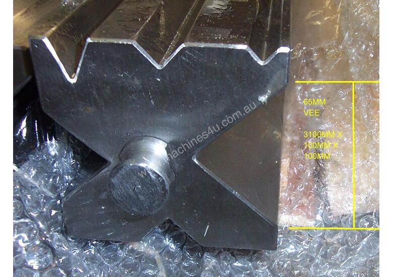 Click to view full size photos MULTI-VEE DIE BLOCK FOR PRESS BRAKE 150SQ X 4100