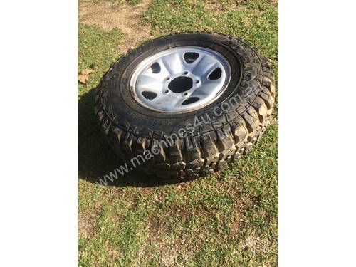 Landcruiser wheel and tyre for sale