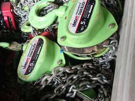 Chain Hoist Block & Tackle 5 ton x 8 mtr lift Load - picture1' - Click to enlarge