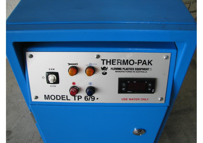 Used thermo pak Mould Oil Water Temperature Controller 6 9kW Heater