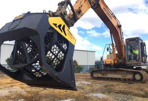 Boss Rotating Screening Bucket Suitable for 22T+ Excavators/Loaders - Solid & Durable!