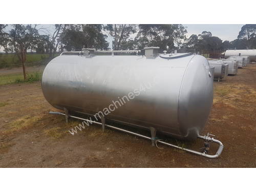 STAINLESS STEEL TANK, MILK VAT 4600 LT