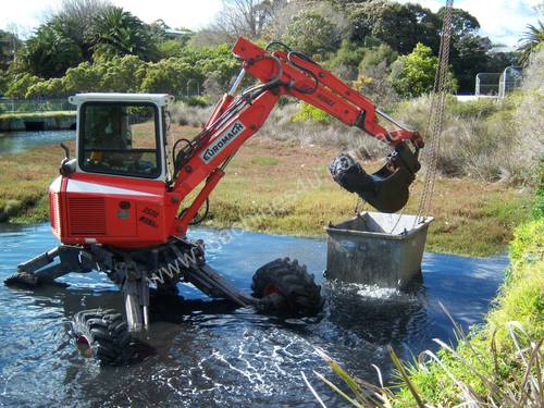 Spider Walking Excavator