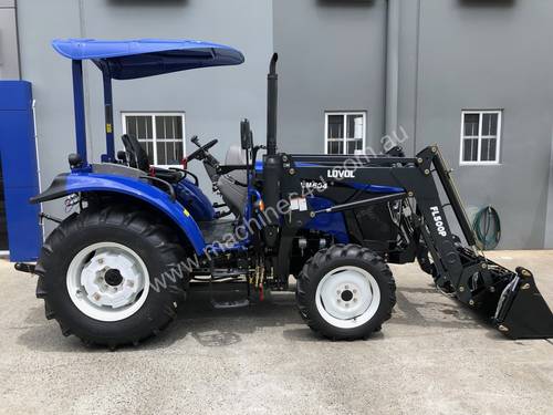 60HP 4WD ROPS TRACTOR WITH 4 IN 1 LOADER