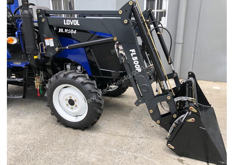 caption 60HP 4WD ROPS TRACTOR WITH 4 IN 1 LOADER