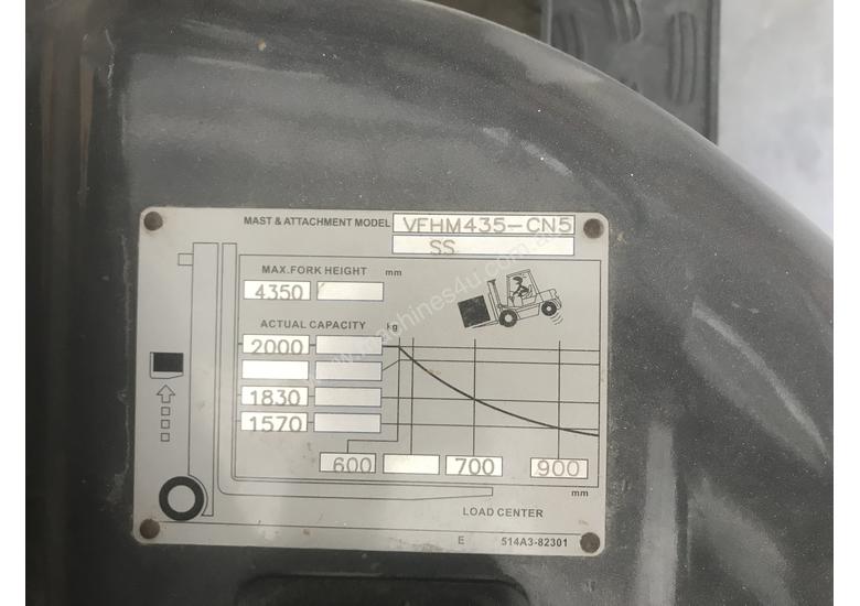 caption TCM Forklift 2.5Ton