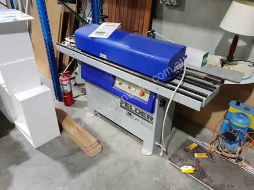 FELDER P200 edgebander. hot-air preglued