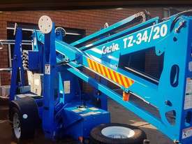 Genie TZ-34/20  Boom Lift Trailer Cherry Picker 34ft - picture0' - Click to enlarge