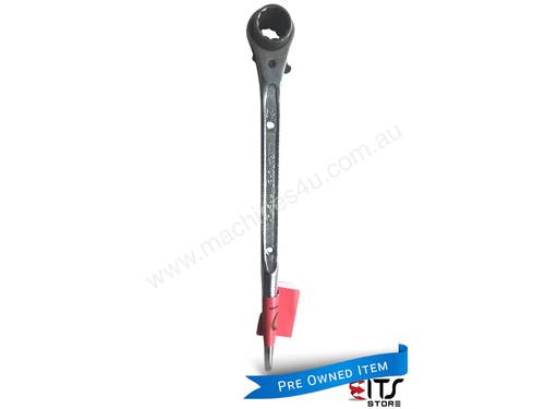 King Dick Scaffold Podger Socket  Spanner Ratchet Wrench 19mm x 21mm Riggers Tools RRP1921