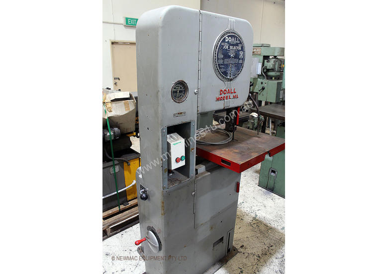 caption Doall ML Vertical Bandsaw