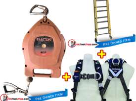 Oldfields Extension Ladder 6.4m, Exofit Safety Harness and Fall Arrestor - picture0' - Click to enlarge
