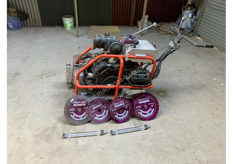 caption Early Entry concrete saw