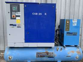 Compressor large industrial electric screw Enerquip air compressor  - picture0' - Click to enlarge