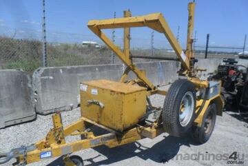 1.5 ton cable drum trailer with drum drive