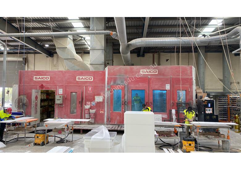 Used 2000 SAICO Spray Booth Poly Booth Spray booths in , Listed on