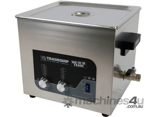 Tradequip 1037T Ultrasonic Parts Cleaner 13 Litre