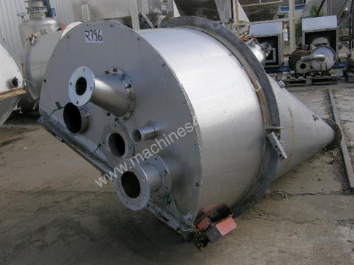Conical S/Steel Powder Hopper Capacity 1.8Cu Mt.