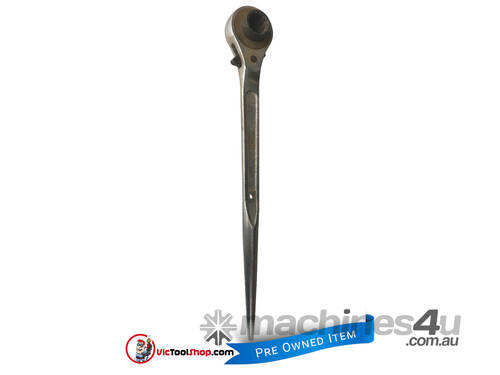 Podger Wrench 24mm & 30mm Toledo Ratchet Bar Scaffolding Wrench and Riggers Spanner (440mm long)